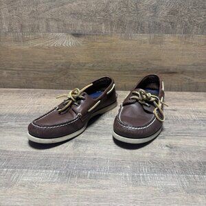 Sperry Classic Brown Leather Boat Shoe Men's Size 9.5